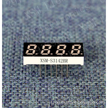 0.31'' 4 Digit 7 Segment LED Display (XSM-S3142BR)